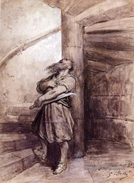 Illustration pour Charles Perraults Bluebeard Gustave Dore Peinture à l'huile